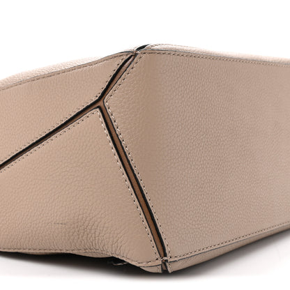 Loewe Grained Calfskin Small Puzzle Bag Sand Mink 9 of 10