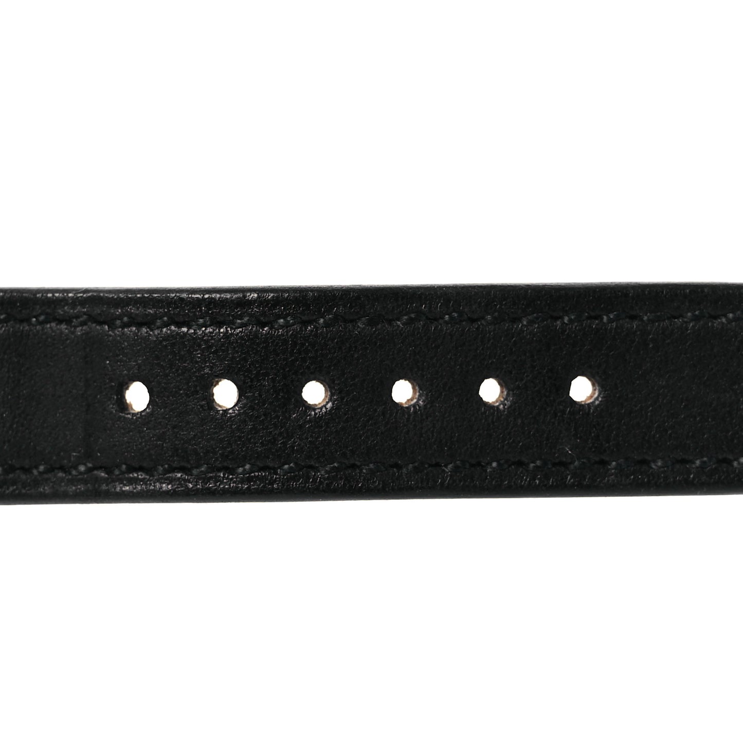 Swift Mini Heure H Single Tour Watch Strap SH Black