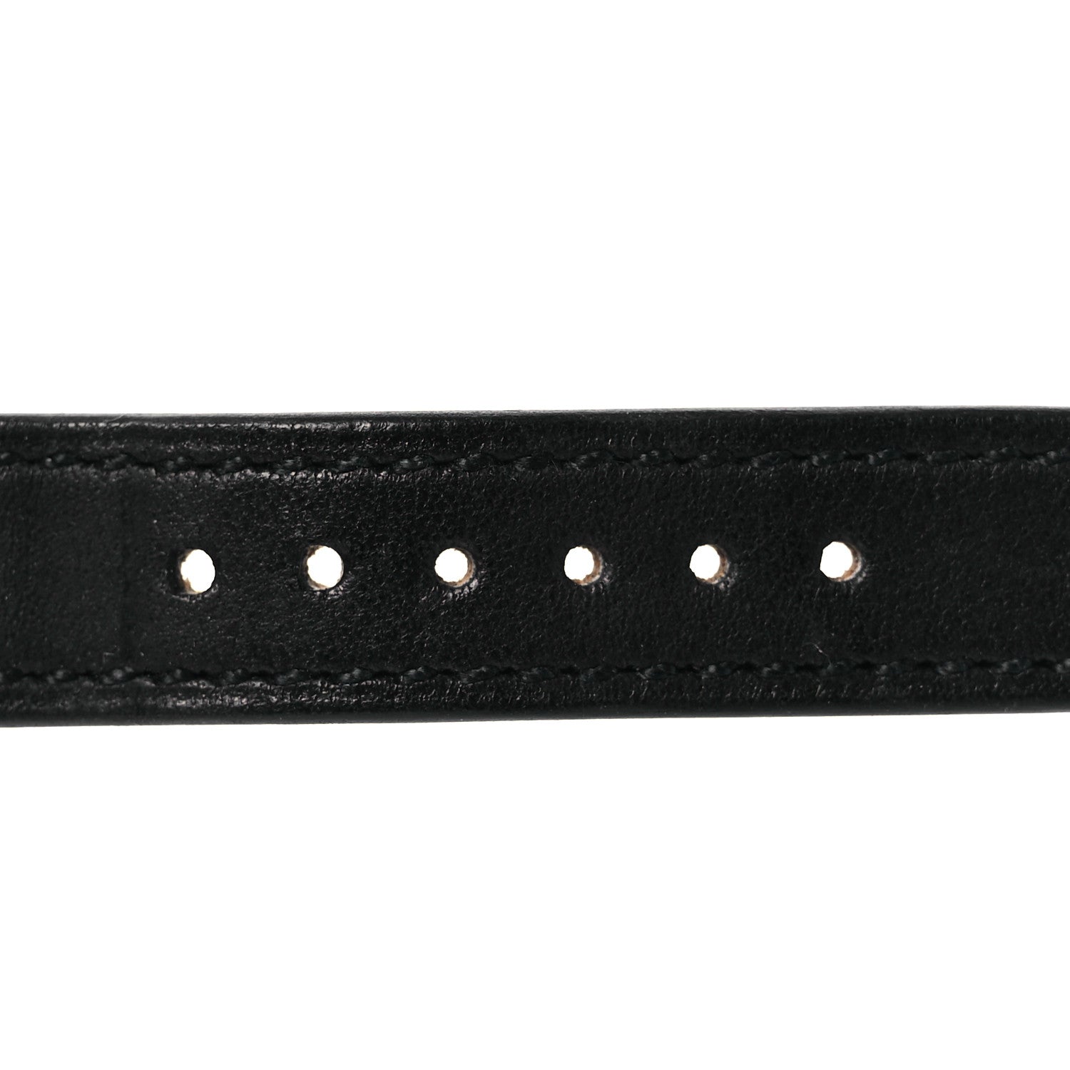 Hermes Swift Mini Heure H Single Tour Watch Strap SH Black 3 of 8