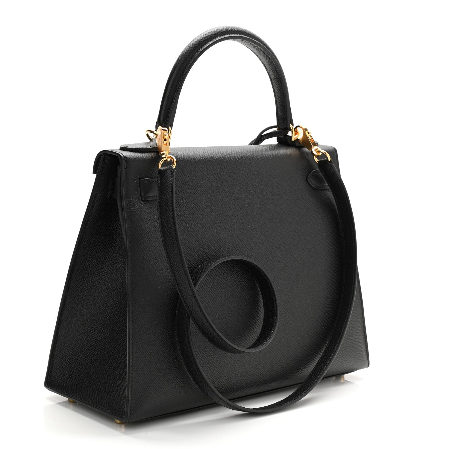 Hermes Epsom Kelly Sellier 28 Black 3 of 11