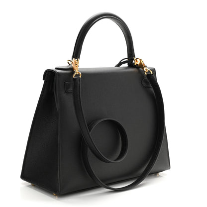 Hermes Epsom Kelly Sellier 28 Black 3 of 11