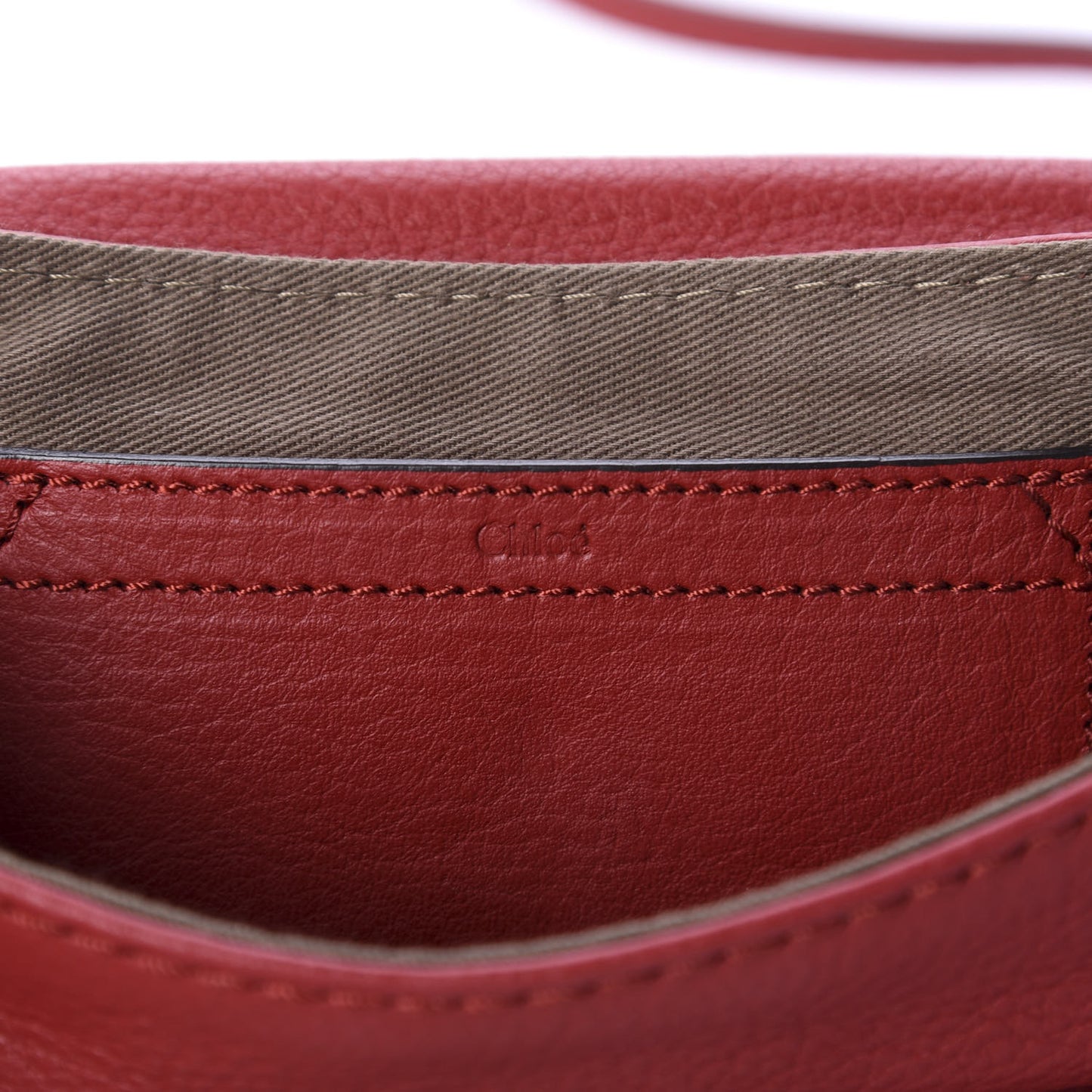 Calfskin Marcie Pochette Crossbody Bag Poppy