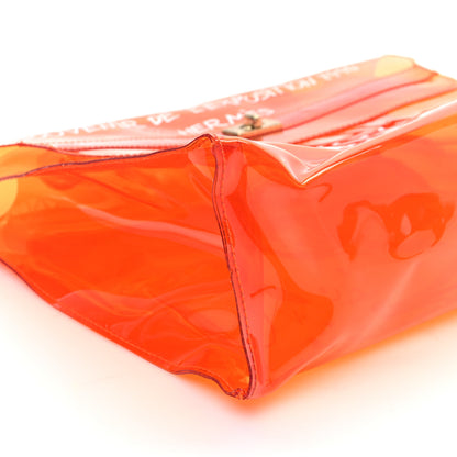 Hermes Vinyl Souvenir De L'Exposition Kelly Orange 7 of 11
