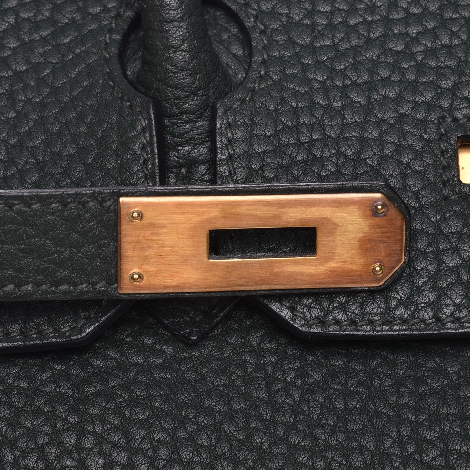 Hermes Fjord Birkin 35 Vert Fonce 10 of 10