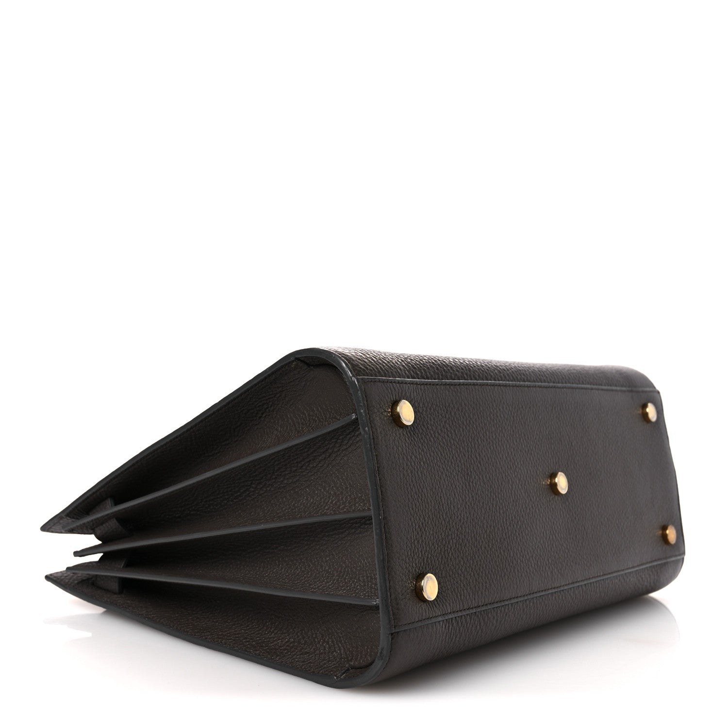 Saint Laurent Grained Calfskin Small Sac De Jour Dark Brown 4 of 11