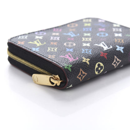 Louis Vuitton Monogram Multicolor Zippy Coin Purse Black Grenade 6 of 9