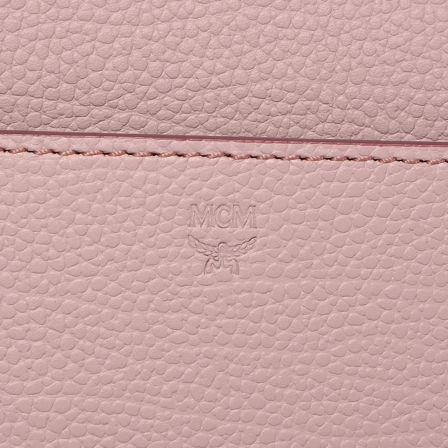 Grained Calfskin Medium Ella Boston Pale Mauve