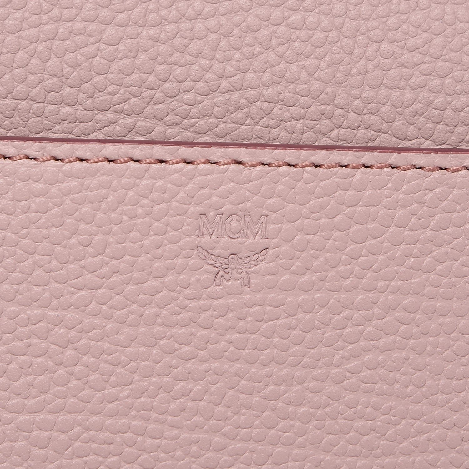 MCM Grained Calfskin Medium Ella Boston Pale Mauve 7 of 12