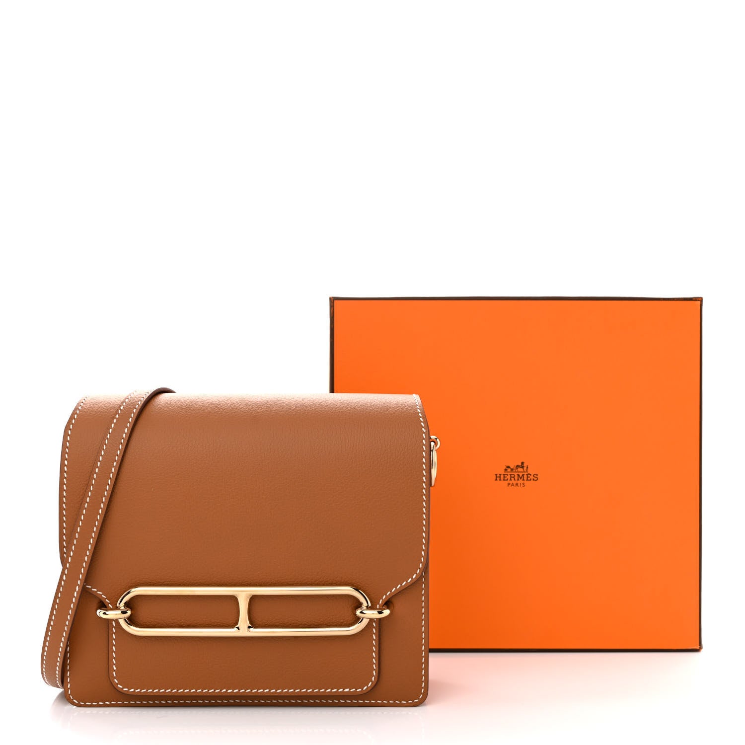 Hermes Evercolor Mini Sac Roulis Gold 11 of 11