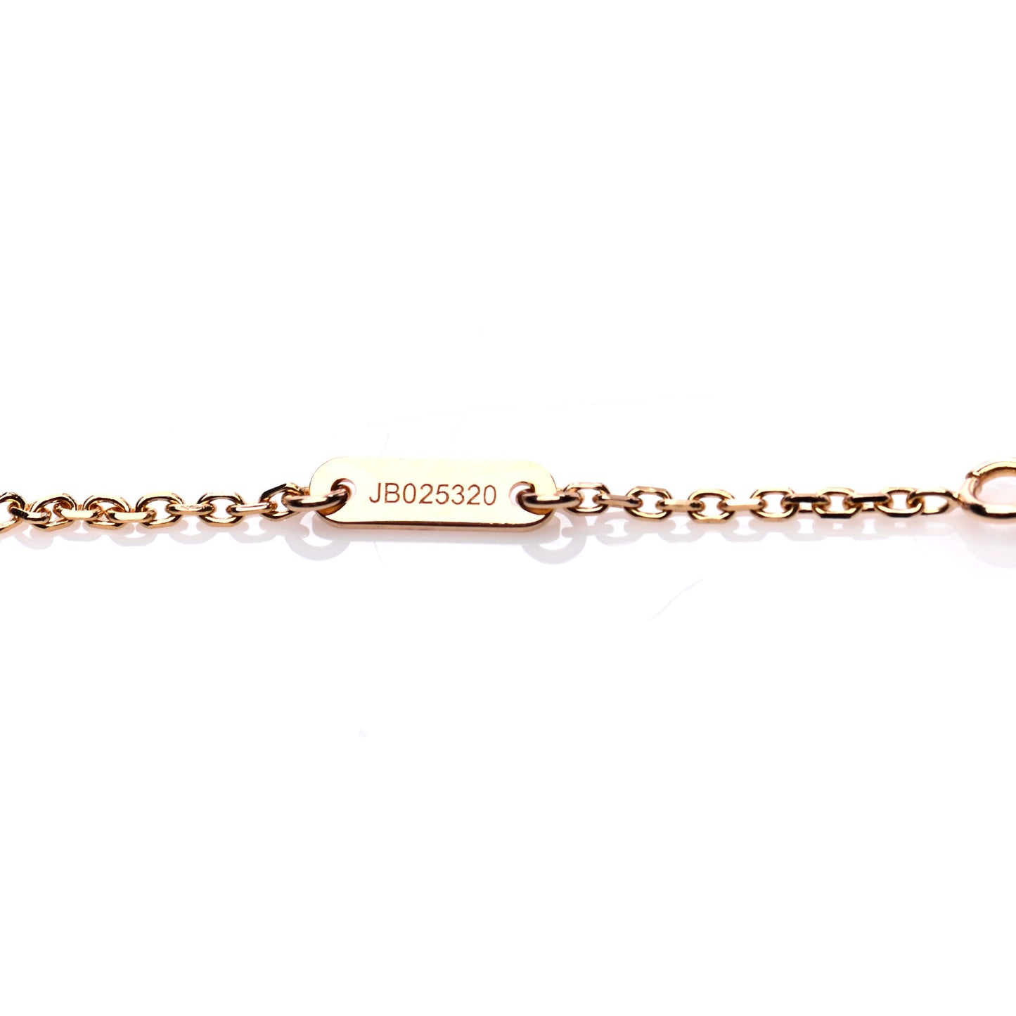18K Rose Gold Carnelian Sweet Alhambra Heart Pendant Necklace