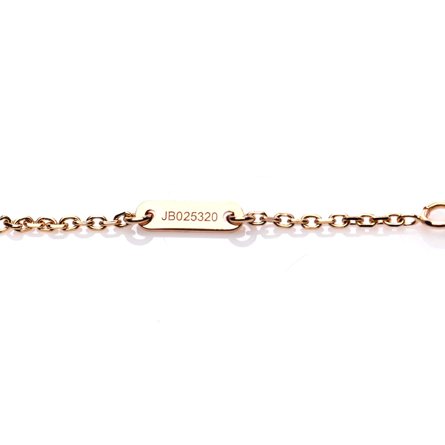Van Cleef & Arpels 18K Rose Gold Carnelian Sweet Alhambra Heart Pendant Necklace 4 of 5