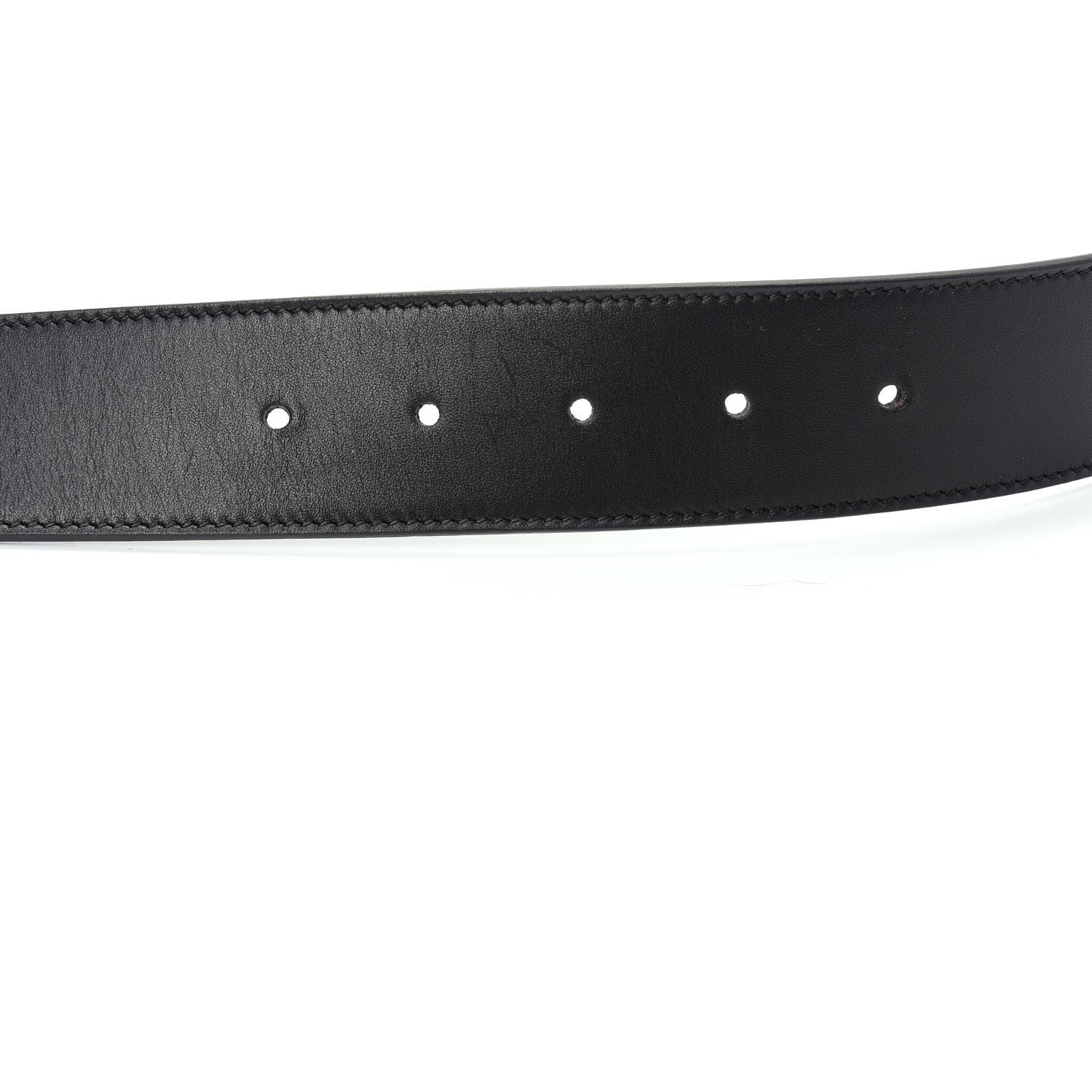 Gucci Calfskin Double G 40mm Belt 75 30 Black 3 of 7
