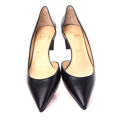 Christian Louboutin Kid Cuoio Karera 45 Pumps 38 Black 5 of 10