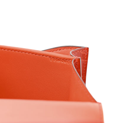 Hermes Shiny Alligator Constance 18 Orange Poppy 7 of 18