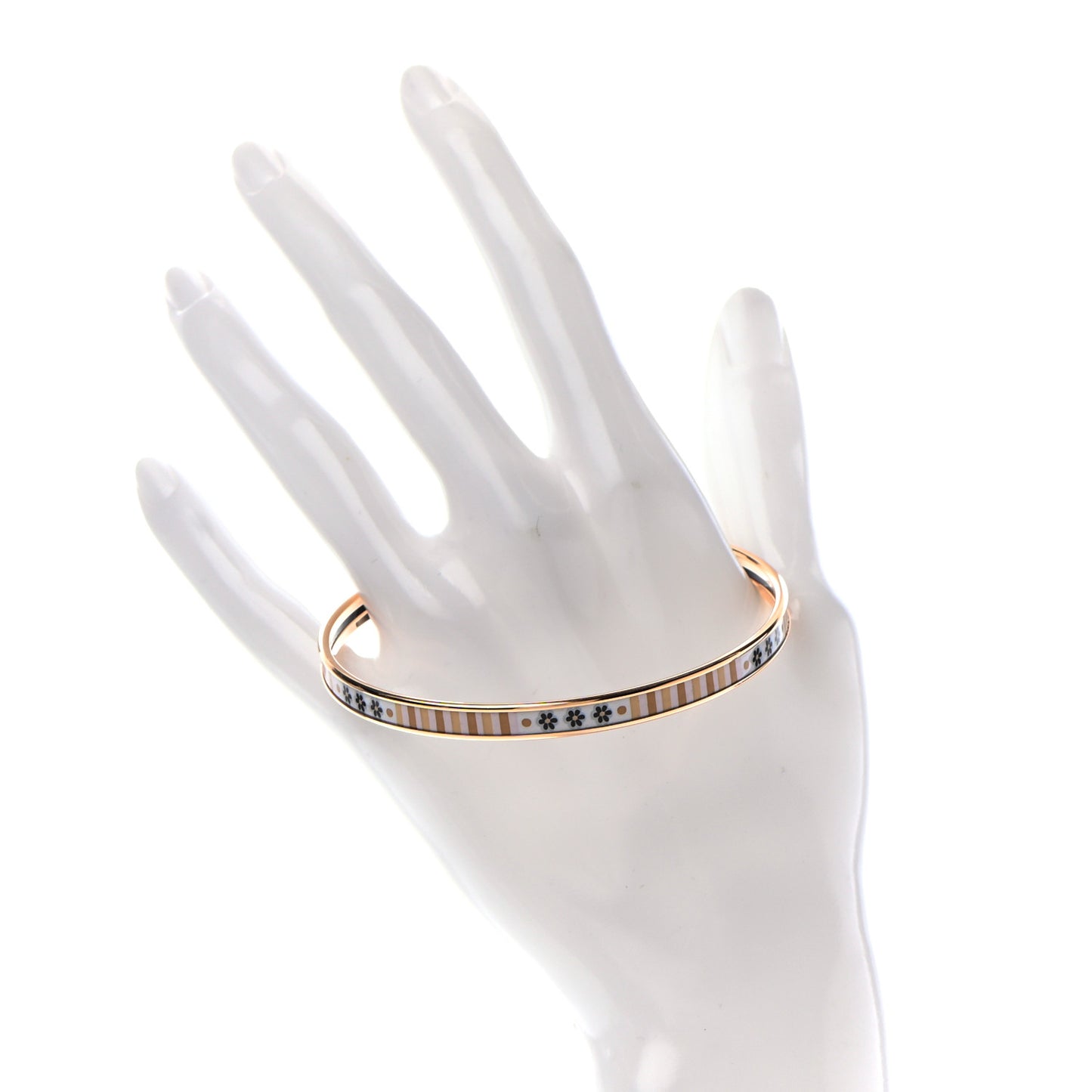 Enamel Printed Extra Narrow Bracelet 65