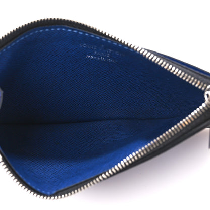 Louis Vuitton Monogram Taiga Coin Card Holder Cobalt 5 of 9