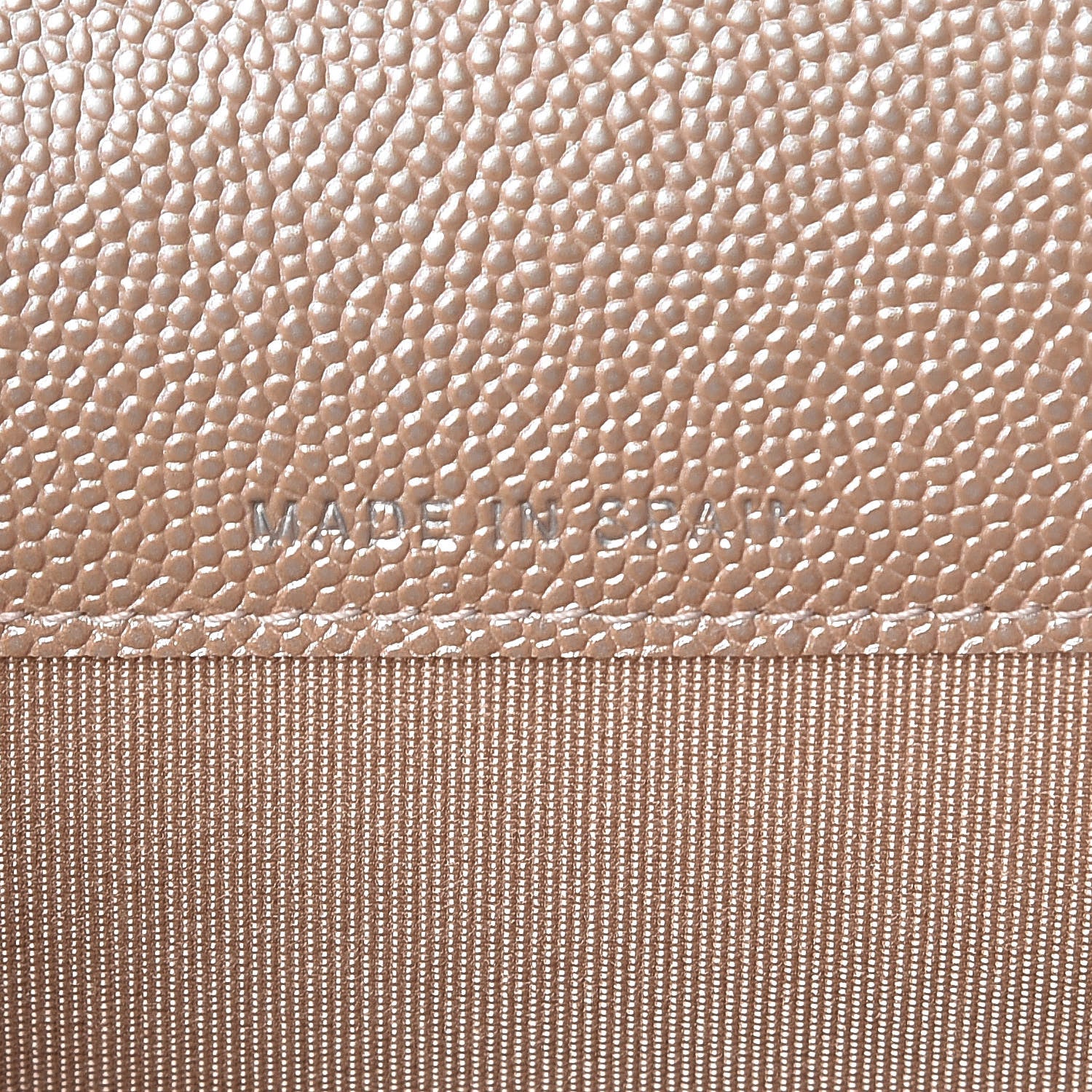 Chanel Metallic Caviar Chevron Quilted Flap Card Holder Light Gold 8 of 9