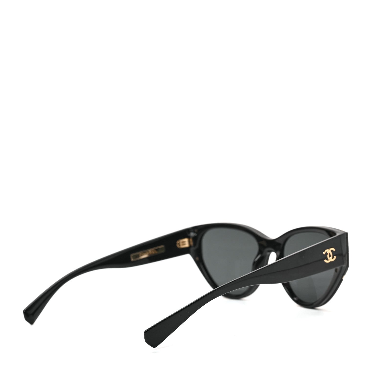 Chanel Acetate Cat Eye Sunglasses 6054 Black 4 of 6