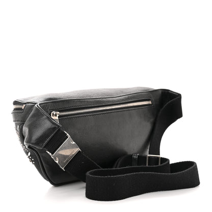 Saint Laurent Calfskin Studded Marsupio Belt Bag Black 3 of 11