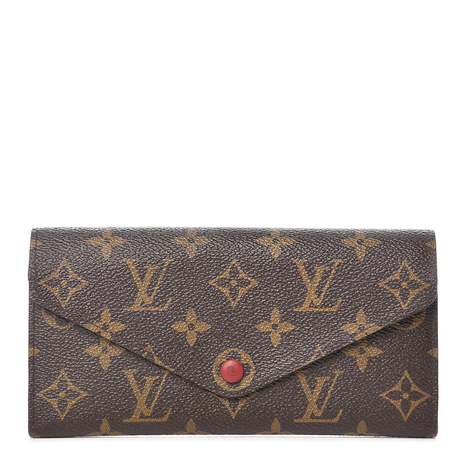 Louis Vuitton Monogram Josephine Wallet Red 1 of 13