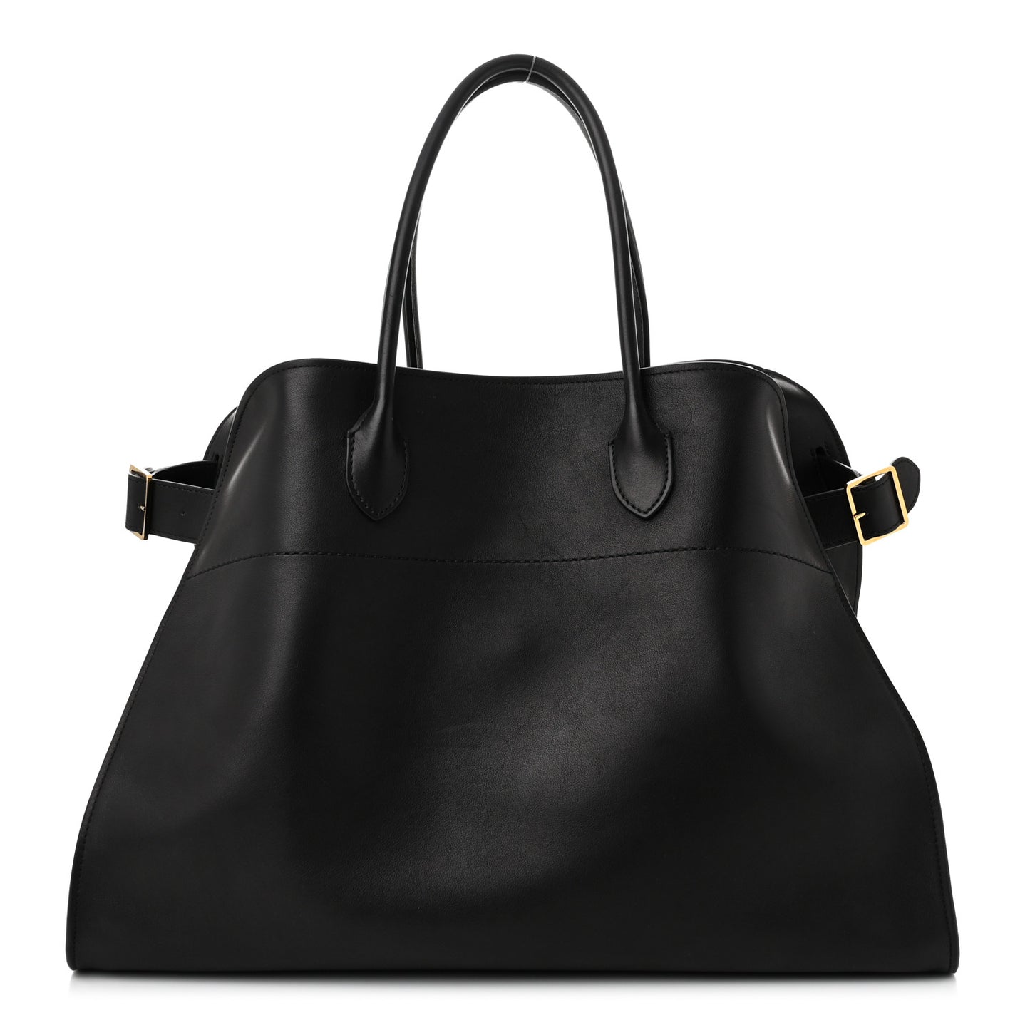 Polished Saddle Calfskin Soft Margaux 17 Black