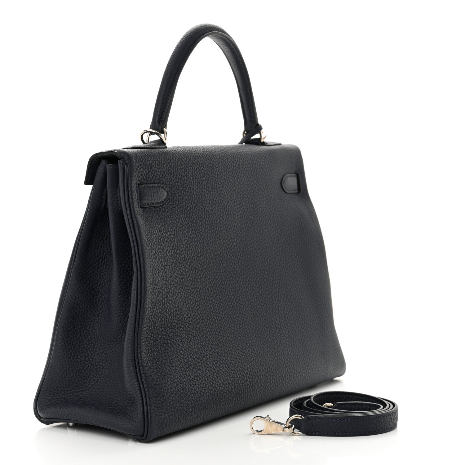 Hermes Togo Kelly Retourne 32 Bleu Nuit 3 of 13