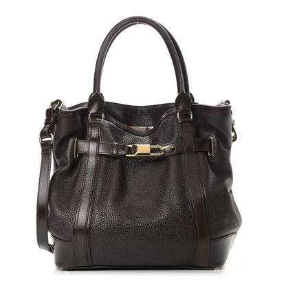 Burberry Grainy Calfskin Medium Golderton Tote Dark Chocolate 1 of 18