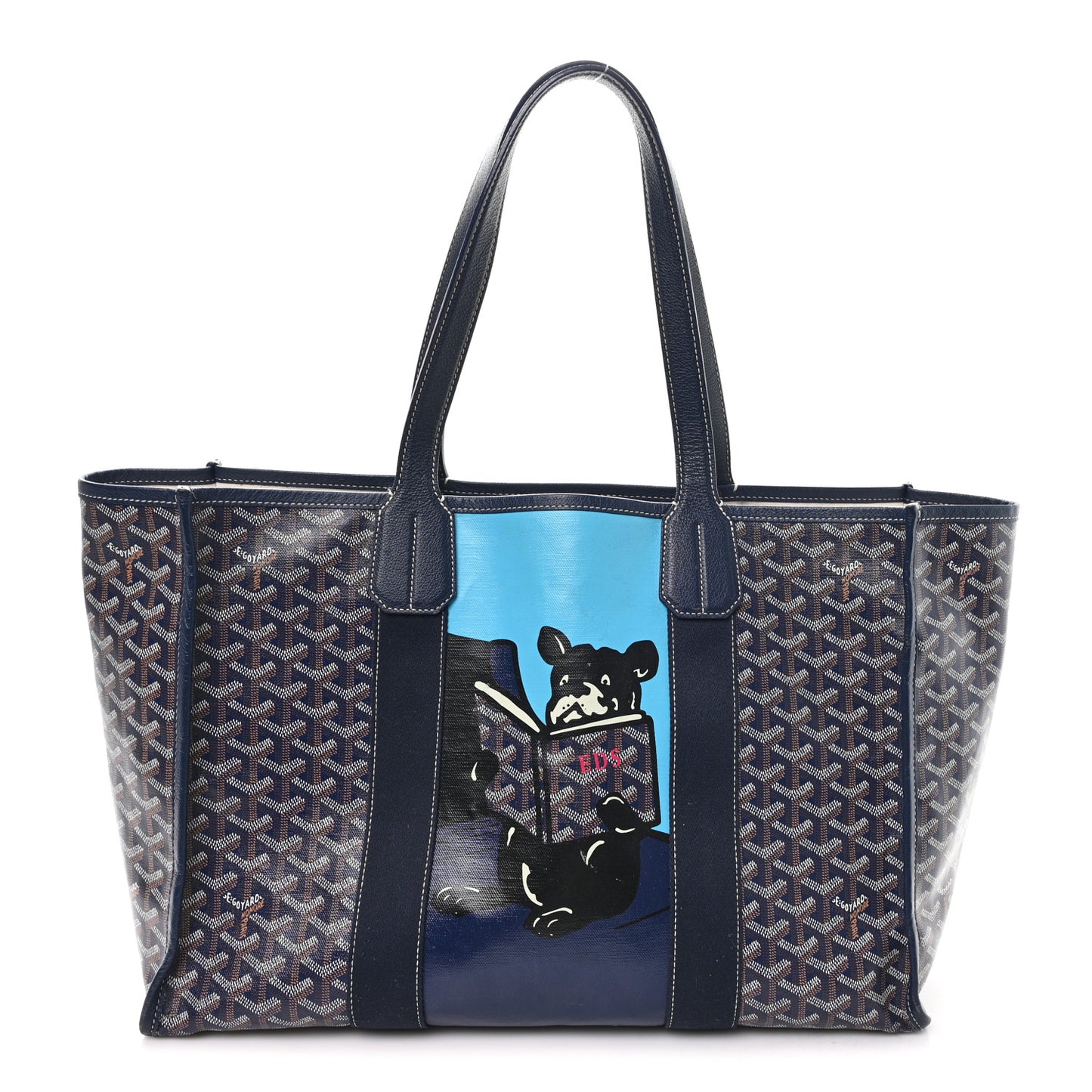 Goyardine Villette Tote Blue