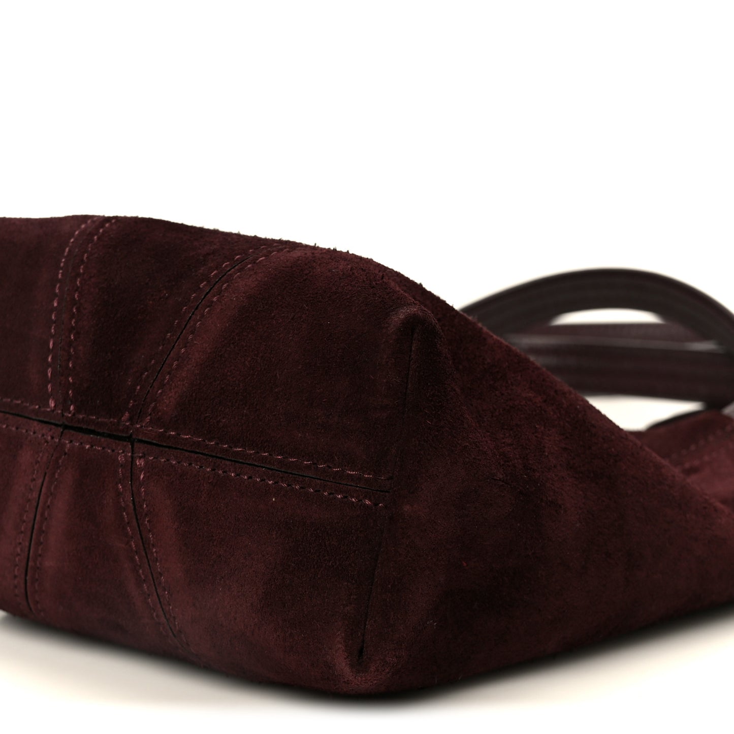 Suede Small Spin Tote Deep Violine