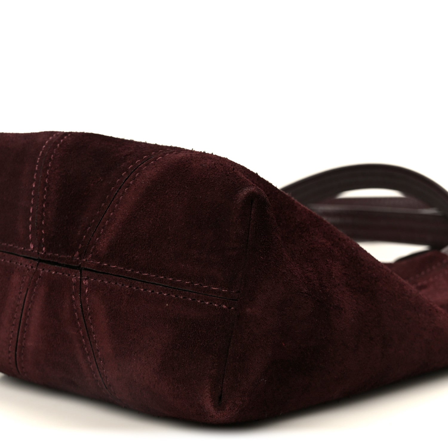 Chloe Suede Small Spin Tote Deep Violine 11 of 11