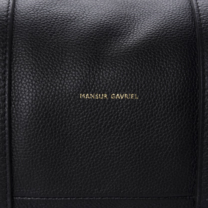 Mansur Gavriel Pebbled Calfskin Mini Duffel Bag Black 9 of 10