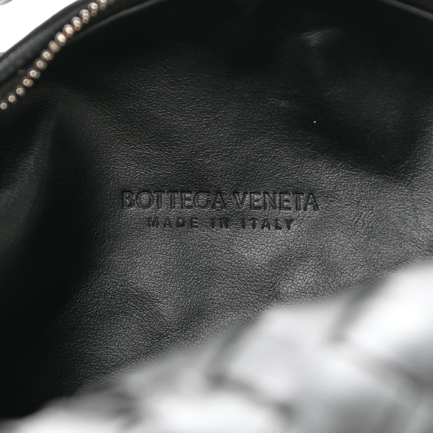 Nappa Intrecciato Teen Jodie Hobo Black
