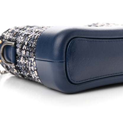 Chanel Tweed Calfskin Small Gabrielle Hobo Blue 8 of 10