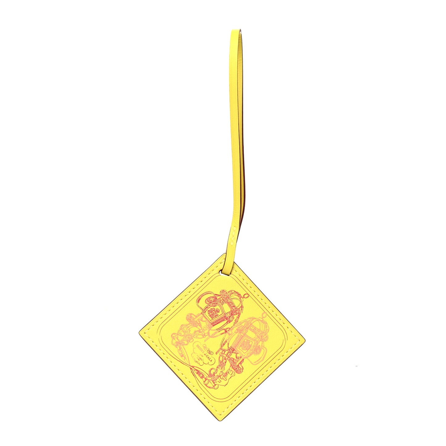 Swift Carre Nano Bag Charm Lime Rouge Pourpre Rose Azalee