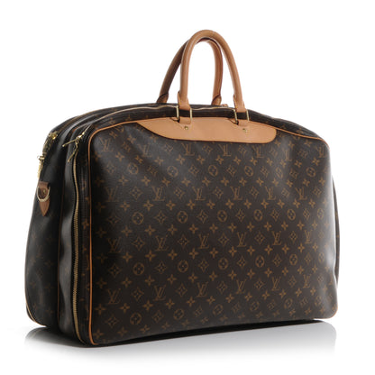 Louis Vuitton Monogram Alize 2 Compartment Luggage Travel Bag 3 of 7