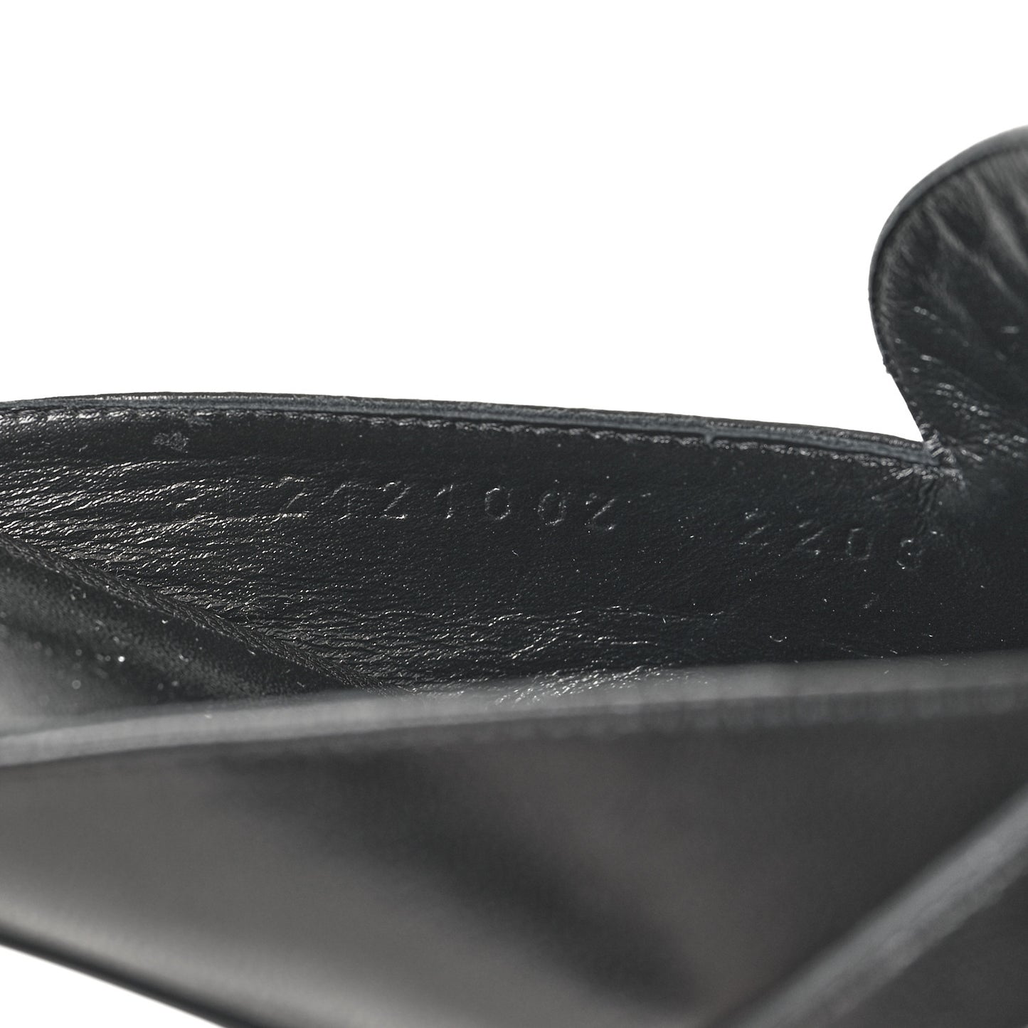 Goatskin Oz Mules 40 Black