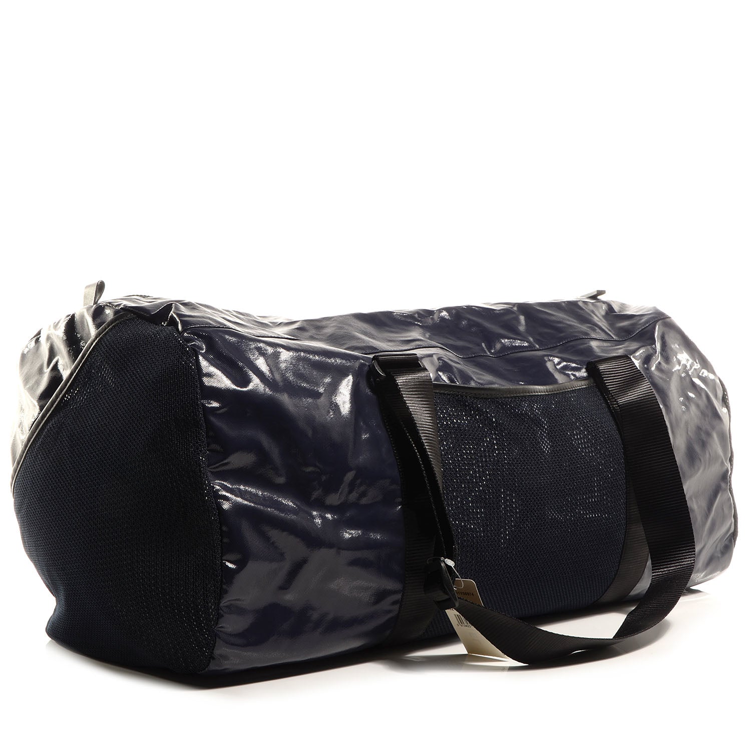 Chanel Coated Canvas Sport Duffle Dark Blue 3 of 7