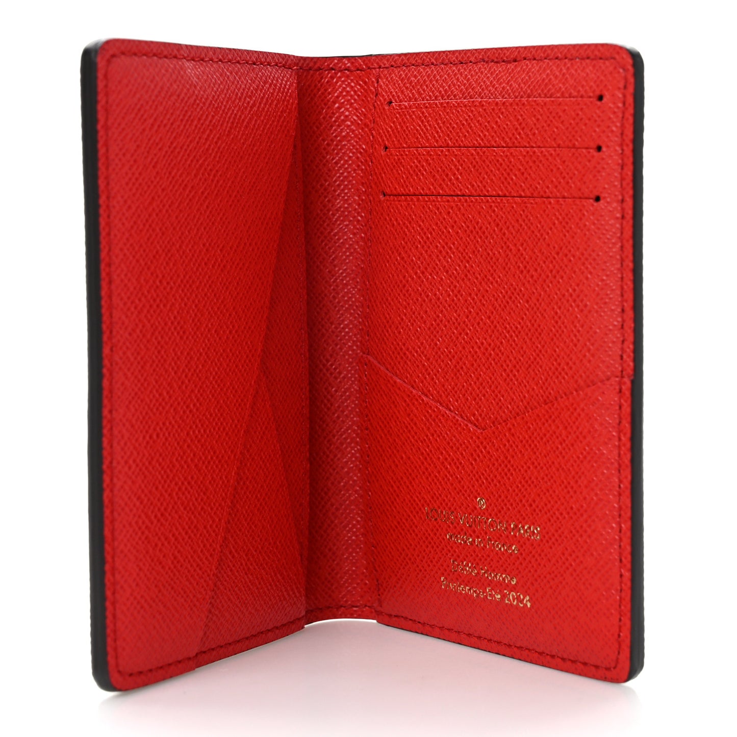 Damier Pop Pocket Organizer NM Red