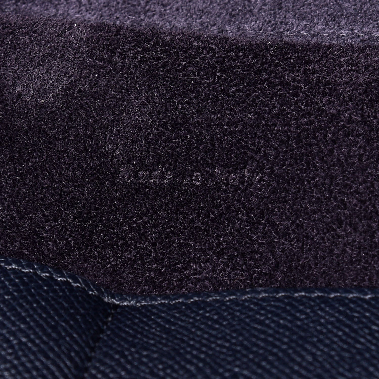 Celine Grained Calfskin Mini Belt Bag Navy 8 of 10