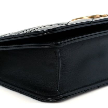Gucci Calfskin Matelasse GG Marmont Mini Bag Black 15 of 17