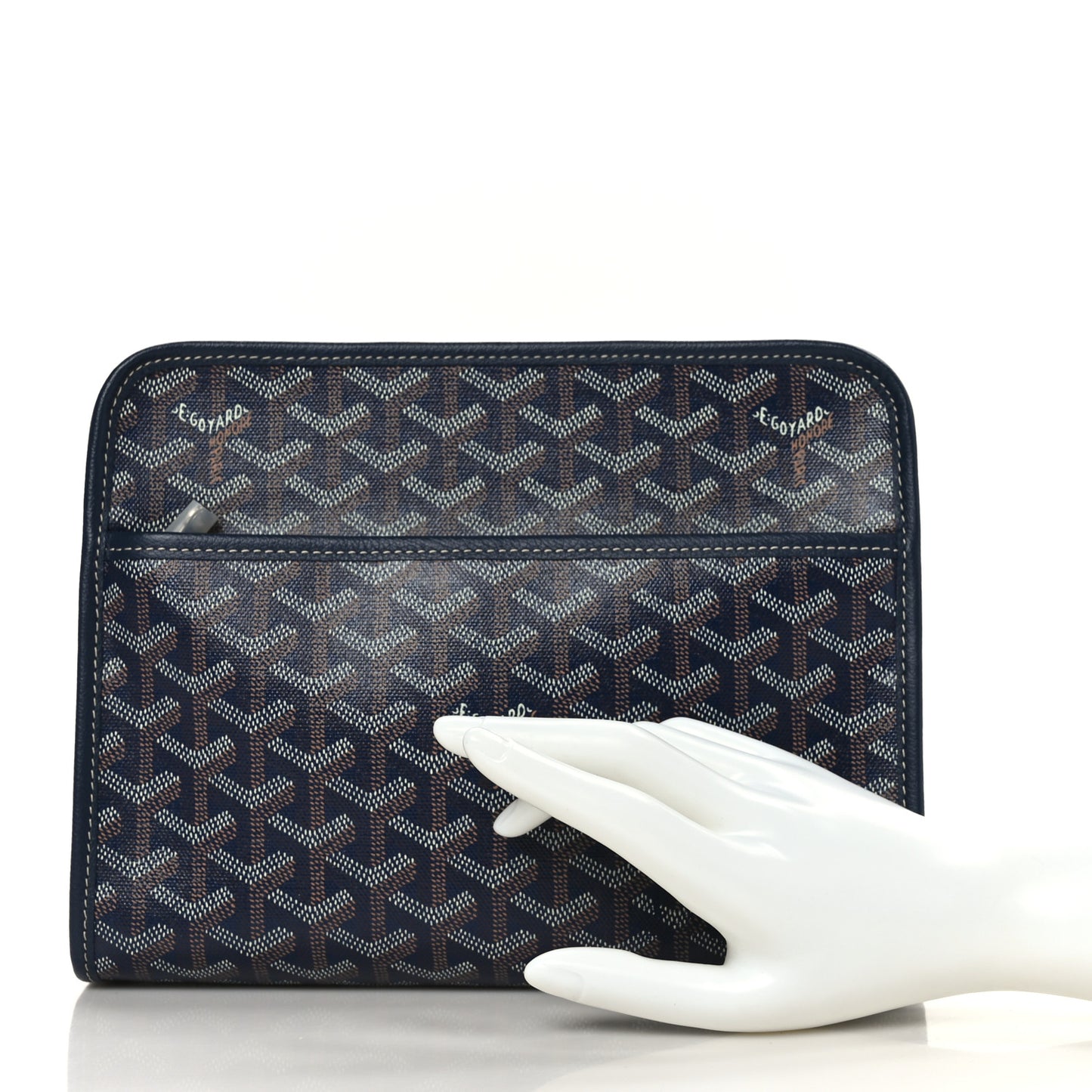 Goyardine Jouvence Toiletry Pouch Navy