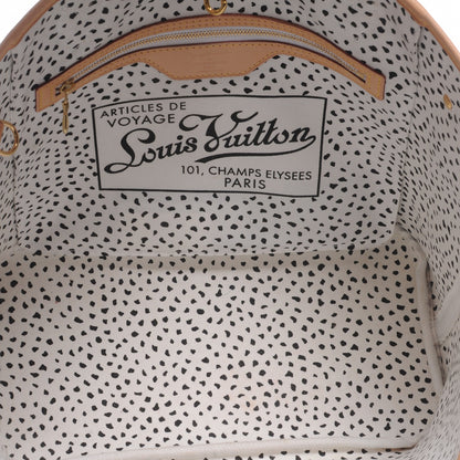 Louis Vuitton Monogram Kusama Waves Neverfull MM White 5 of 7