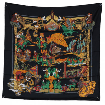 Hermes Silk Au Fil De La Soie Scarf 90 2 of 6