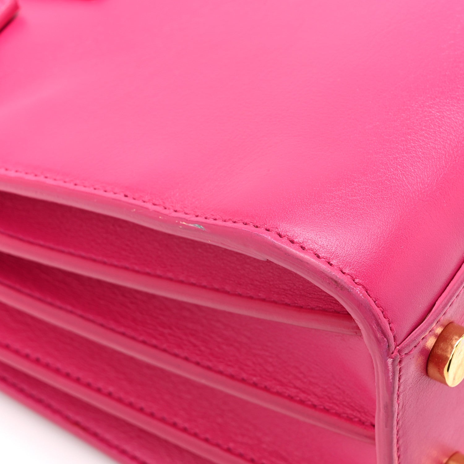 Saint Laurent Calfskin Nano Sac De Jour Fluo Pink 16 of 22