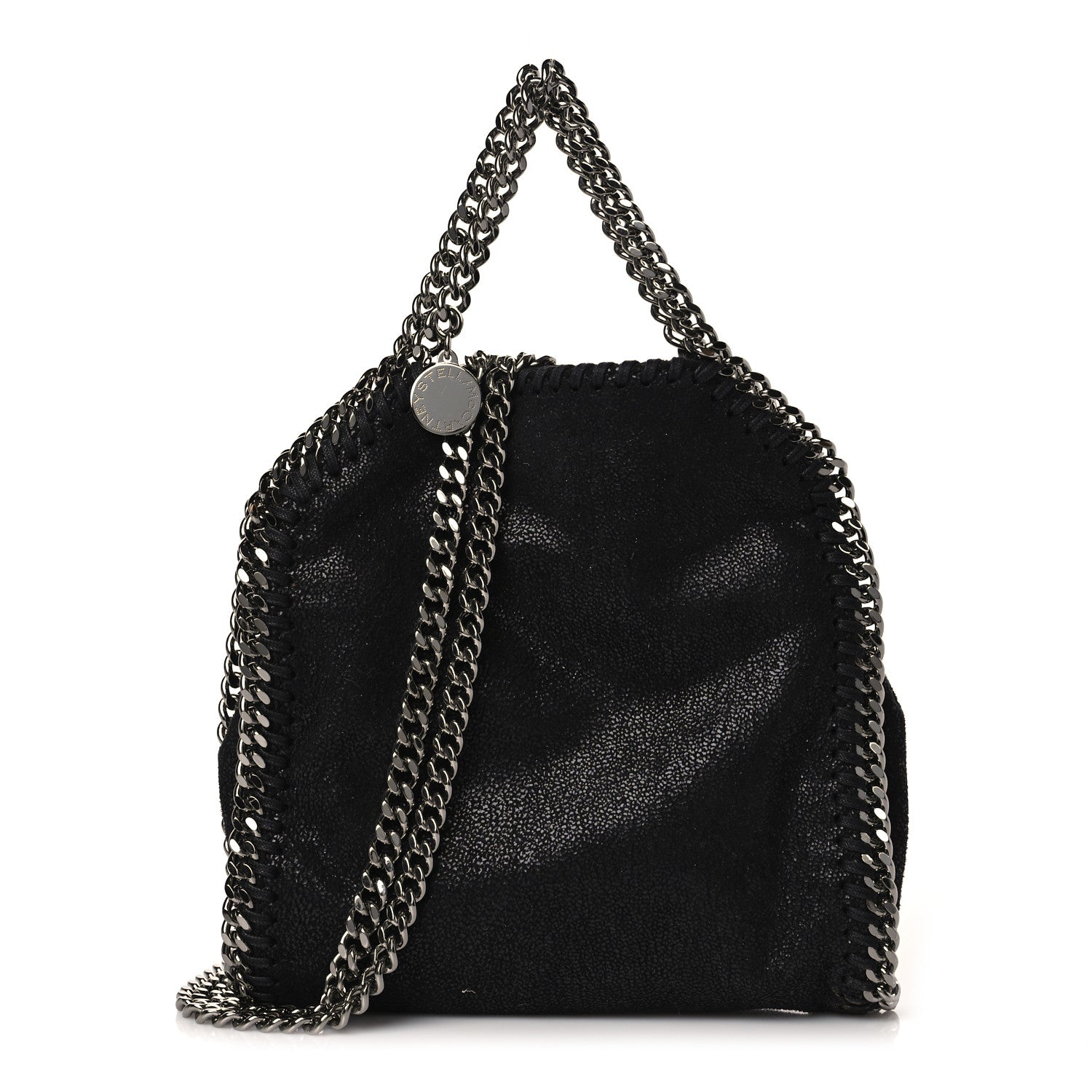 Stella McCartney Shaggy Deer Tiny Falabella Tote Black 1 of 10