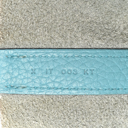Hermes Taurillon Clemence Picotin 26 GM Bleu Atoll 7 of 12