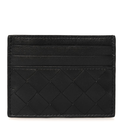 Bottega Veneta Nappa Intrecciato VN Card Case Black 1 of 7