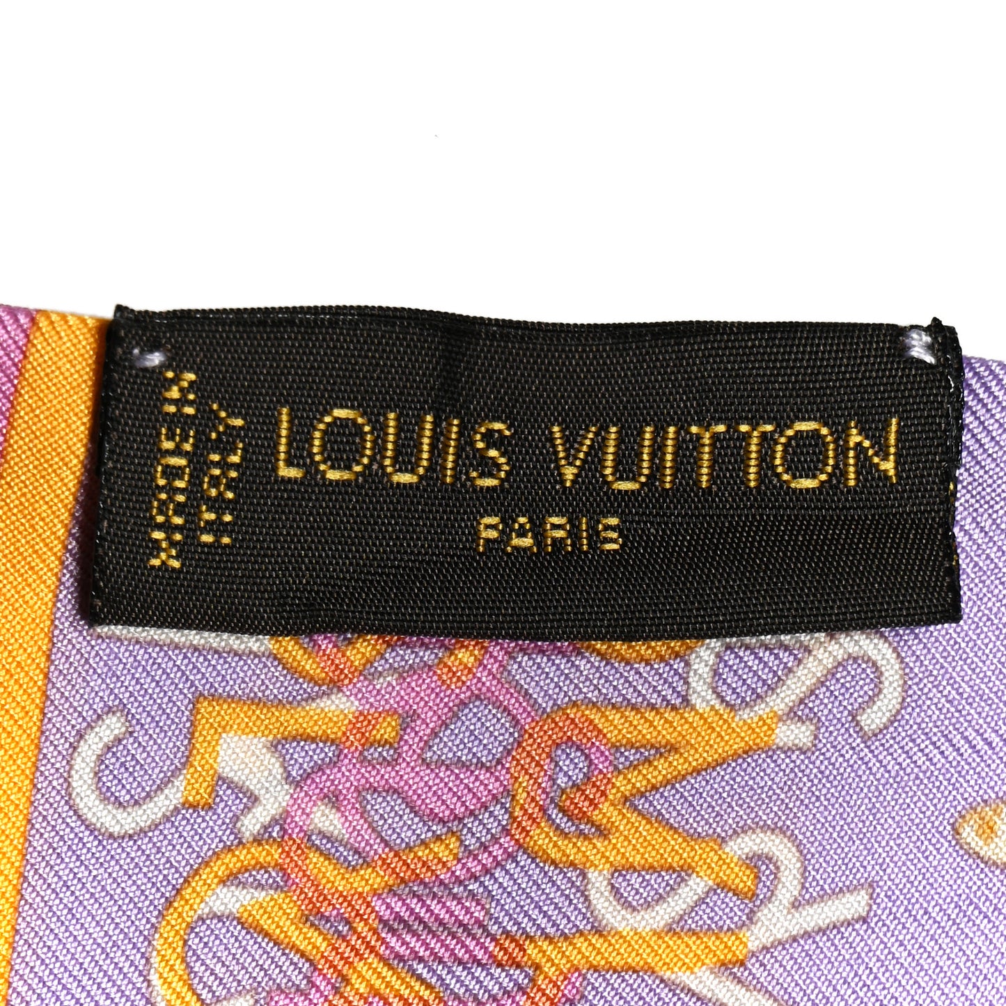Silk Monogram Map Bandeau Lilac