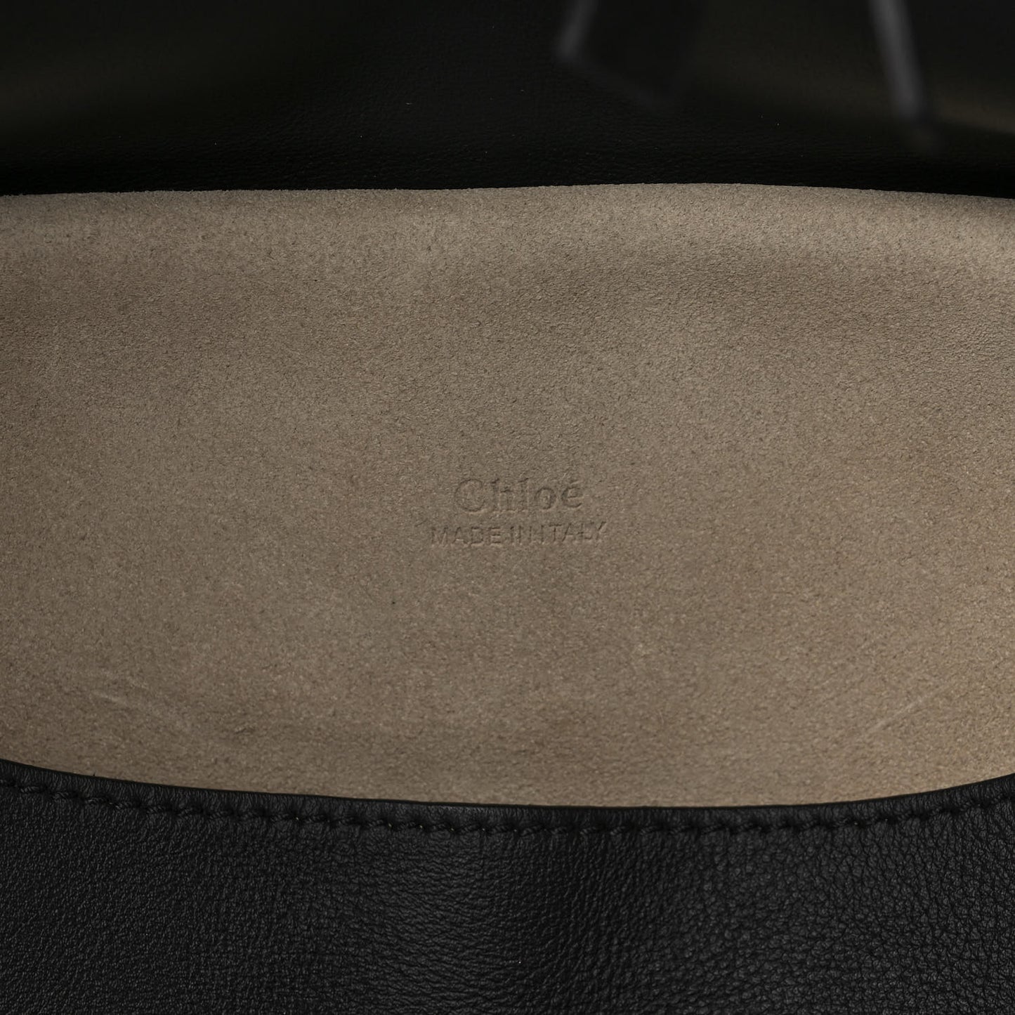 Suede Smooth Calfskin Medium Kurtis Shoulder Bag Black