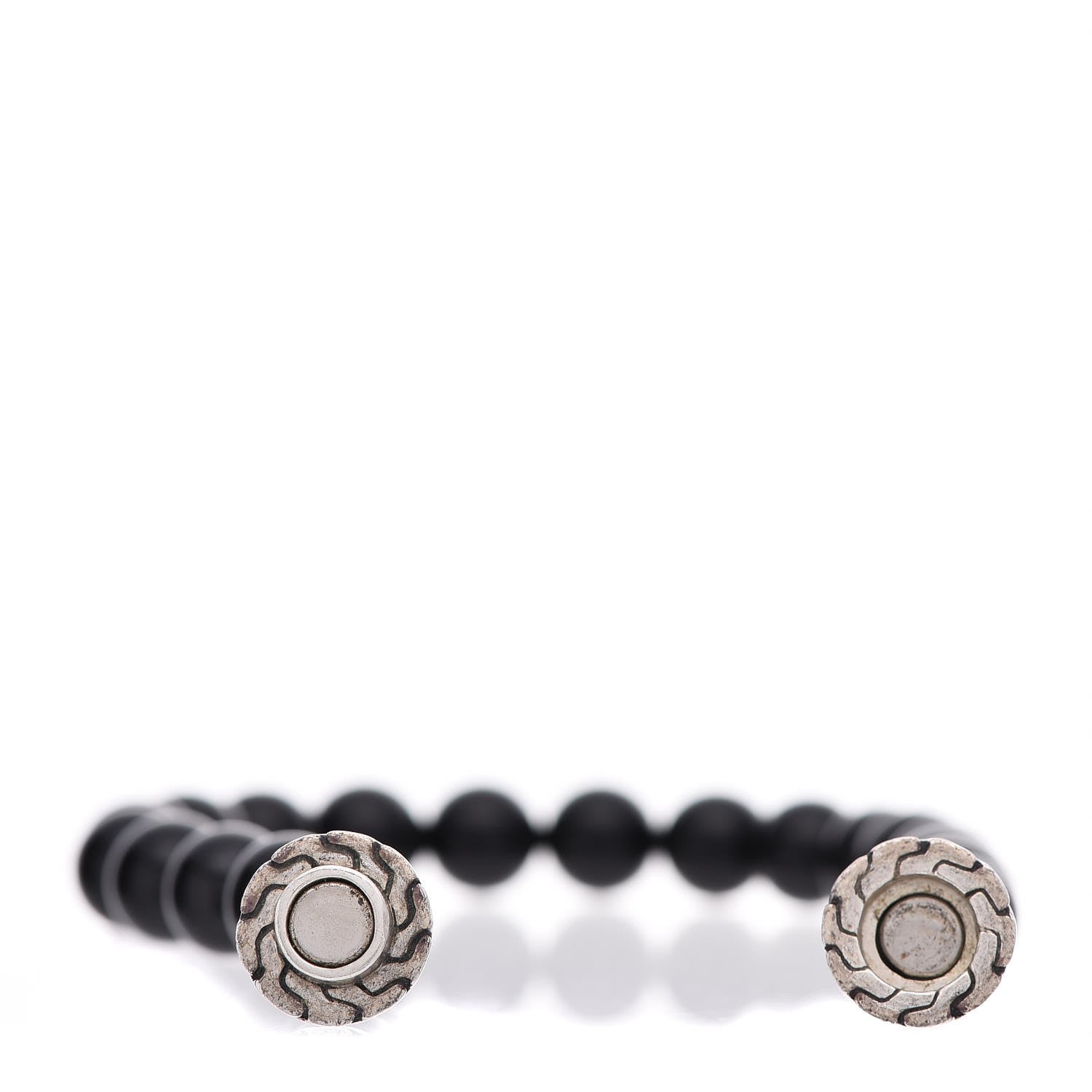 John Hardy Sterling Silver Onyx Bead Bracelet 4 of 4